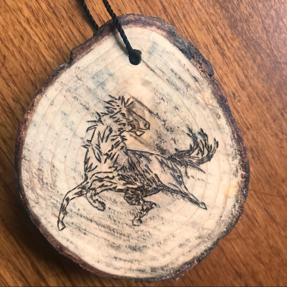 Horse Pyrograph Art